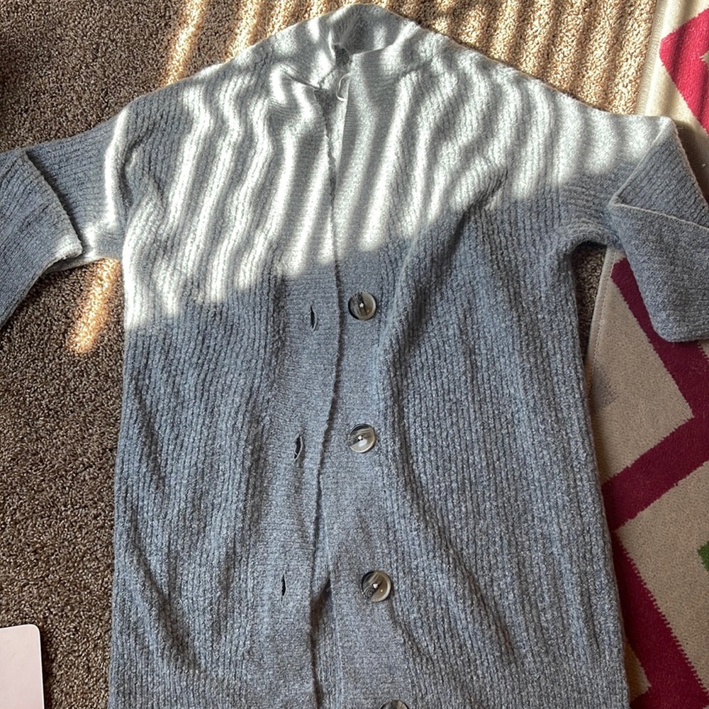 garage button up sweater cardigan